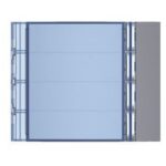 BTICINO - Plaque frontale 352000 4 boutons All Street - 352043