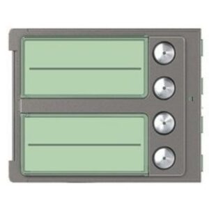 BTICINO - Plaque frontale 352000 4 boutons Robur - 352045