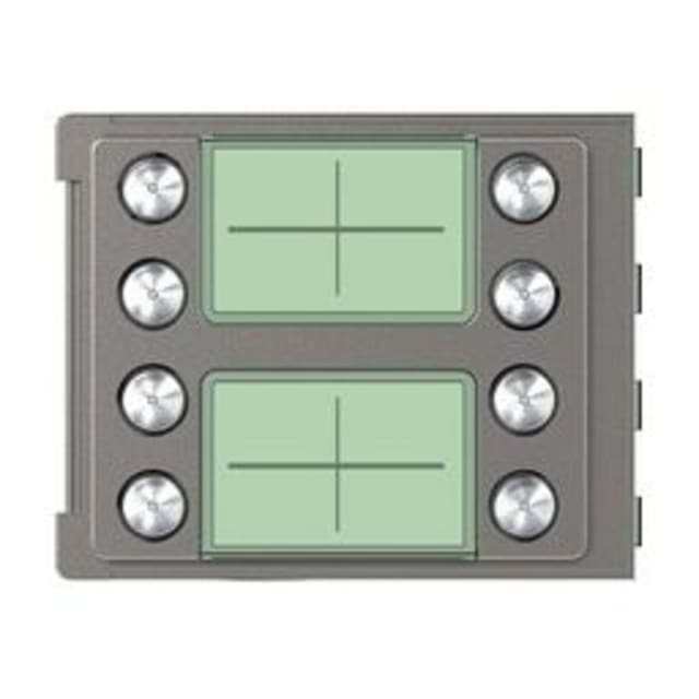 BTICINO - Plaque frontale 352100 8 boutons Robur - 352185 BTICINO - Plaque frontale 352100 8 boutons Robur - 352185