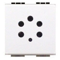 BTICINO - Prise Light Belgacom - raccordement 5 pins - 2 modules - N4237