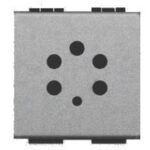 BTICINO - Prise Light Tech Belgacom - raccordement 5 pins - 2 modules - NT4237