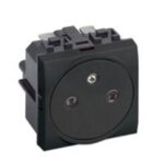 BTICINO - Prise Living - 2P+T - 10/16A - 250V - contacts protégés - 2 modules - CEBEC - L4142