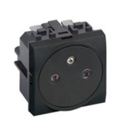 BTICINO - Prise Living - 2P+T - 10/16A - 250V - contacts protégés - 2 modules - CEBEC - L4142