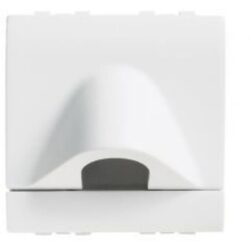 Détails visibles de Sortie de câble diamètre 9,5 mm 2 modules N4954 pour Sorties de câble