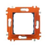 BTICINO - Support Axolute - pour 2 modules - entraxe 57 et 71 mm - fixation à griffes - H4702BG