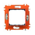BTICINO - Support Axolute - pour 2 modules - entraxe 57 et 71 mm - fixation à vis - H4702B