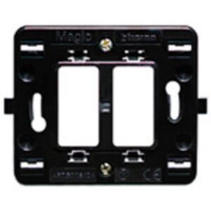 BTICINO - Support Magic - pour 2 modules - à griffes - 500S/2