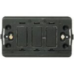 BTICINO - Support Magic - pour 3 modules - à vis - 503R