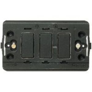 BTICINO - Support Magic - pour 3 modules - à vis - 503R