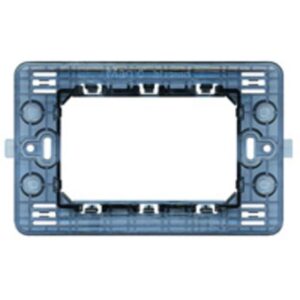 BTICINO - Support Magic - pour 3 modules (carré + 1) - à vis - 503SA