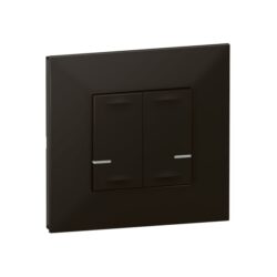 BTICINO - Valena NWN - Commande RF éclairage 2 x ON/OFF Noir - 741872