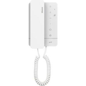 BTICINO - Vidéoparlophonie - Poste int. Classe100A16M audio avec cornet en blanc - 344292