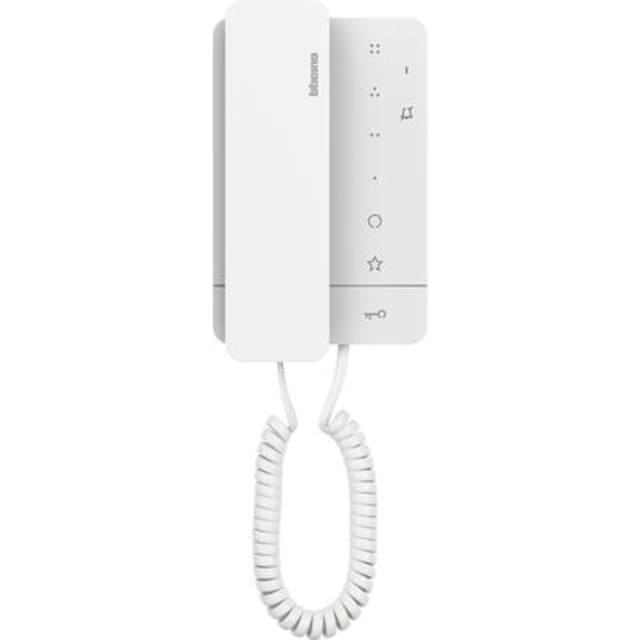BTICINO - Vidéoparlophonie - Poste int. Classe100A16M audio avec cornet en blanc - 344292 BTICINO - Vidéoparlophonie - Poste int. Classe100A16M audio avec cornet en blanc - 344292