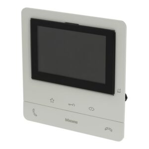 BTICINO - Vidéoparlophonie - Poste int. Classe100V16B vidéo mains-libres en blanc - 344652