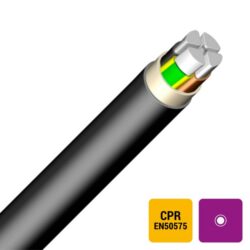 Détails visibles de Câble énergie E-AYY-J 1kV 4x240 Eca norme autrichienne pour Câbles CPR Eca