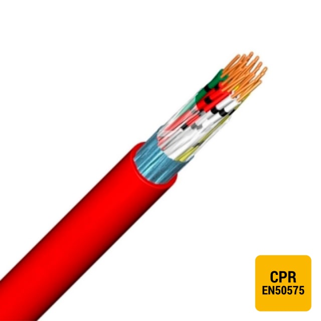 BUITENLANDSE NORMKABEL - JHSTH câble de détection d'incendie sans halogène Cca s1d2a1 300V 2X2X0 BUITENLANDSE NORMKABEL - JHSTH câble de détection d'incendie sans halogène Cca s1d2a1 300V 2X2X0