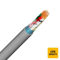 BUITENLANDSE NORMKABEL - JHSTH câble de téléphonie sans halogène gris 300V Cca s1d2a1 10X2X0
