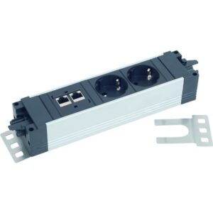 Bachmann - Support de montage Inoxydable droit 180° pour STEP 2 pieces - 940.097