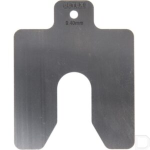 Cale inox AISI 304 75x75x0,4 mm M20 avec ouverture en U