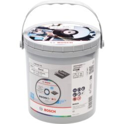 Bosch Professional - 100 Disques à tronçonner MÉTAL 1 mm dans seau - 2608626116