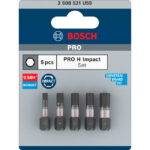 Embouts de vissage hexagonaux Impact 25 mm 2608521U59 – Image 2
