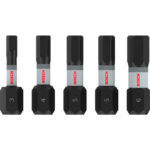 Bosch Professional - 5 Embouts de vissage PRO Impact H3 H4 H5(x2) H6 25 mm - 2608521U59