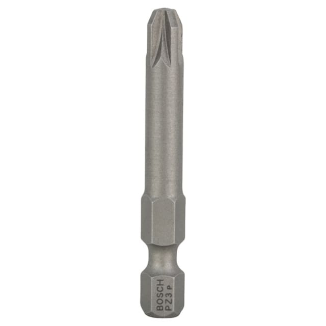 Bosch Professional Embout de vissage Pozidriv PZ3 Extra Hard 49 mm Embout de vissage Pozidriv PZ3 en acier Extra Hard 49 mm