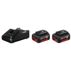 Bosch Professional - Batterie Click & Go 18 V Starterset (2x 4