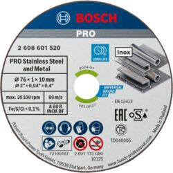 Bosch Professional - Disque à tronçonner Expert for Inox Ø 76mm