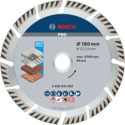 Détails visibles de Disque à tronçonner diamant multi-matériaux 180 mm pour Disque diamanté