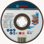 Bosch Professional - Disque à tronçonner plat X-LOCK Multi Construction 125x22