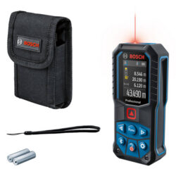 Télémètre laser Bluetooth GLM 50-27 C, configuration visible