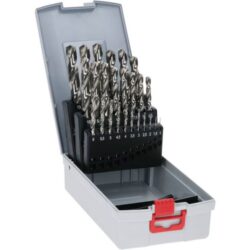Coffret forets métal HSS-G 1-13 mm, configuration visible