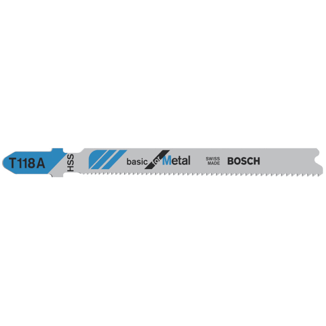 Bosch Professional - Lames de scie sauteuse T118 A Basic for Metal Bosch Professional - Lames de scie sauteuse T118 A Basic for Metal