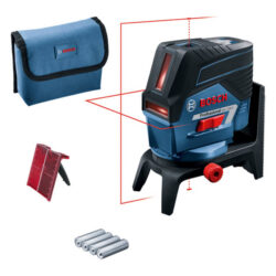 Laser lignes et points Bosch avec trépied cible et support de rangement