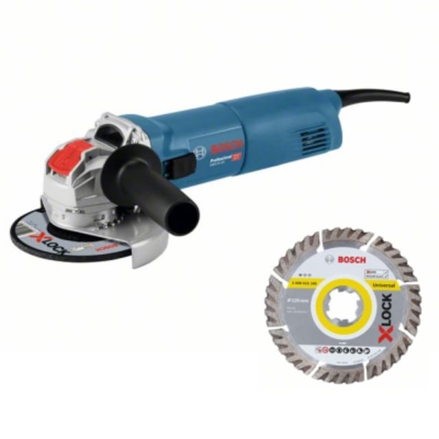 Bosch Professional - Meuleuse angulaire GWX 14-125 (Disque diamante X-Lock Standard 125mm) - 0615990L3A Bosch Professional - Meuleuse angulaire GWX 14-125 (Disque diamante X-Lock Standard 125mm) - 0615990L3A