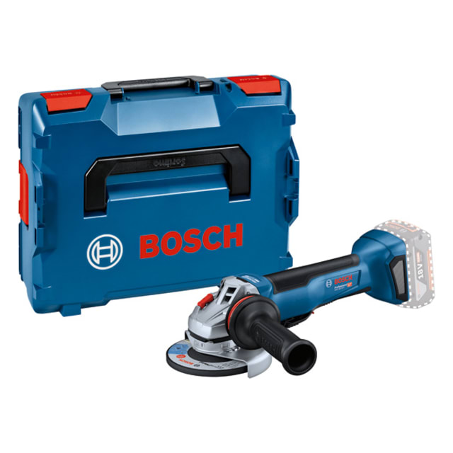 Bosch Professional Meuleuse GWS 18V-10 P Meuleuse d angle sans fil Bosch avec disque de coupe et coffret de transport bleu
