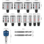 Bosch Professional - Set 14-pièces scies trépans Wood and Metal Plus - 2608594425 – Image 3