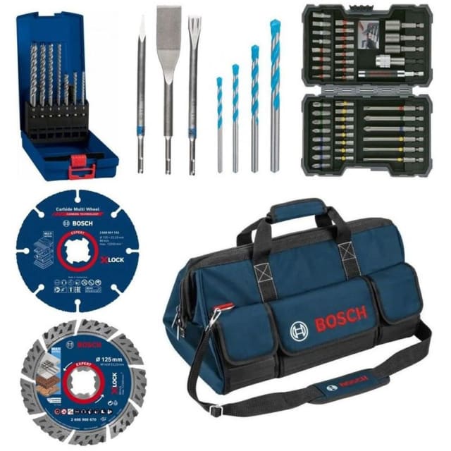 Bosch Professional - TOOLBAG + SET CONTRUCTION UNIVERSEL - 061599760Y Bosch Professional - TOOLBAG + SET CONTRUCTION UNIVERSEL - 061599760Y