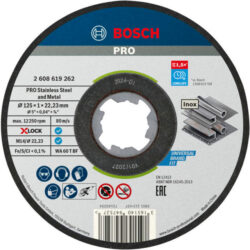 Bosch Professional - X-LOCK Disques à tronçonner Standard for Inox 10x125x1x22