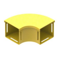 Détails visibles de Coude 90° avec couvercle pour goulotte fibre 50 x 50 mm pour Accessoires pour goulottes