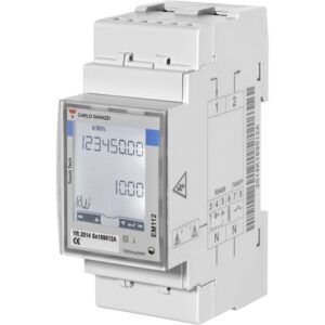 CARLO GAVAZZI - COMPTEUR D'ÉNERGIE 1 PH DIGITAL 5(100)A 230VLN IMPULSIONS - EM112DINAV01XO1X