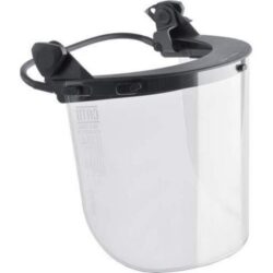 Écran facial transparent avec fixation pour casque et bandeau MO284
