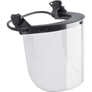 Écran facial transparent avec fixation pour casque et bandeau MO284