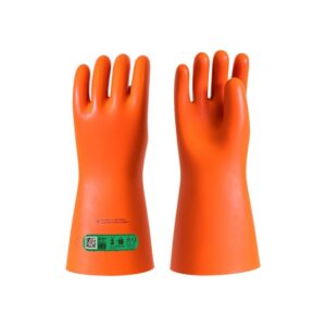 Gants isolants orange classe 3 26,5 kV taille 10 avec manchettes longues