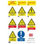 CATU - Kit de signalisation photovoltaïque (seulement texte en français!) - AT7010