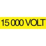CATU - Rectangle autocollant 15000V - AT15000V