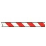 CATU - Ruban en plastique rouge/blanc - largeur 70mm - longueur 500m - AL138