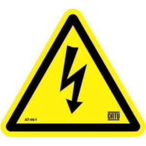 CATU - Triangle autocollant foudre