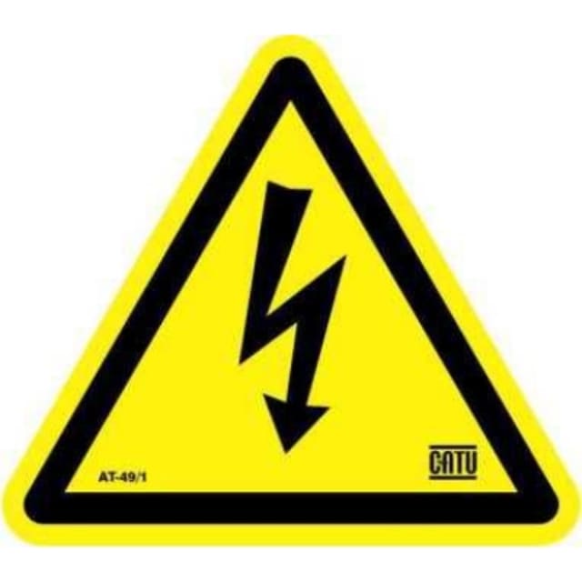 CATU - Triangle autocollant foudre CATU - Triangle autocollant foudre